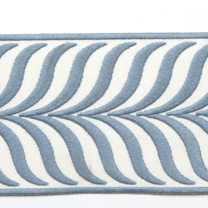 Crest Sky by Europatex Fabric Crest & Dimensions 100% Polyester 3.43 inches - Fabric Carolina -