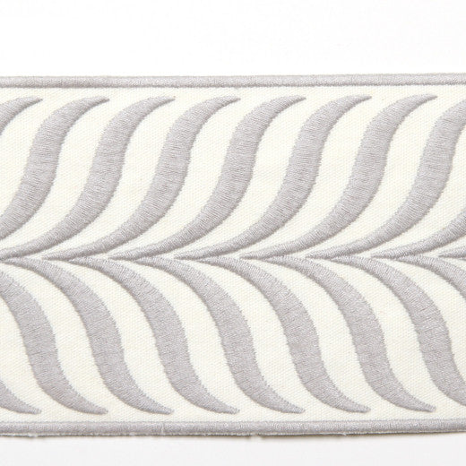 Crest - Stone by Europatex Designer Fabric Crest  China See Sample Horizontal: N/A and Vertical: N/A 3.43 inches  - Swanky Fabrics -