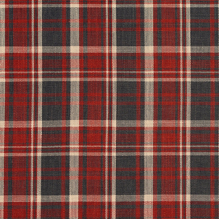 D101 Brick Plaid by Charlotte Fabric Clubhouse Collection 100% Woven Polyester Asia Exceeds 120,000 Wyzenbeek Rubs (Heavy Duty) Horizontal: 3.25" x Vertical: 3.5" 54 Inches - Fabric Carolina -
