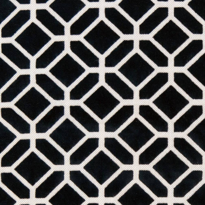 D1064 Onyx Geometric by Charlotte Fabric Microfibers III 74% Cotton, 13% Nylon, 8% Acrylic, 5% Polyurethane Turkey Exceeds 80,000 Wyzenbeek Rubs (Heavy Duty) Horizontal 3.5" x Vertical 3.5" 54 Inches - Fabric Carolina -