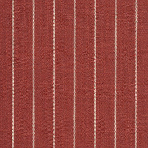 D108 Brick Pinstripe by Charlotte Fabric