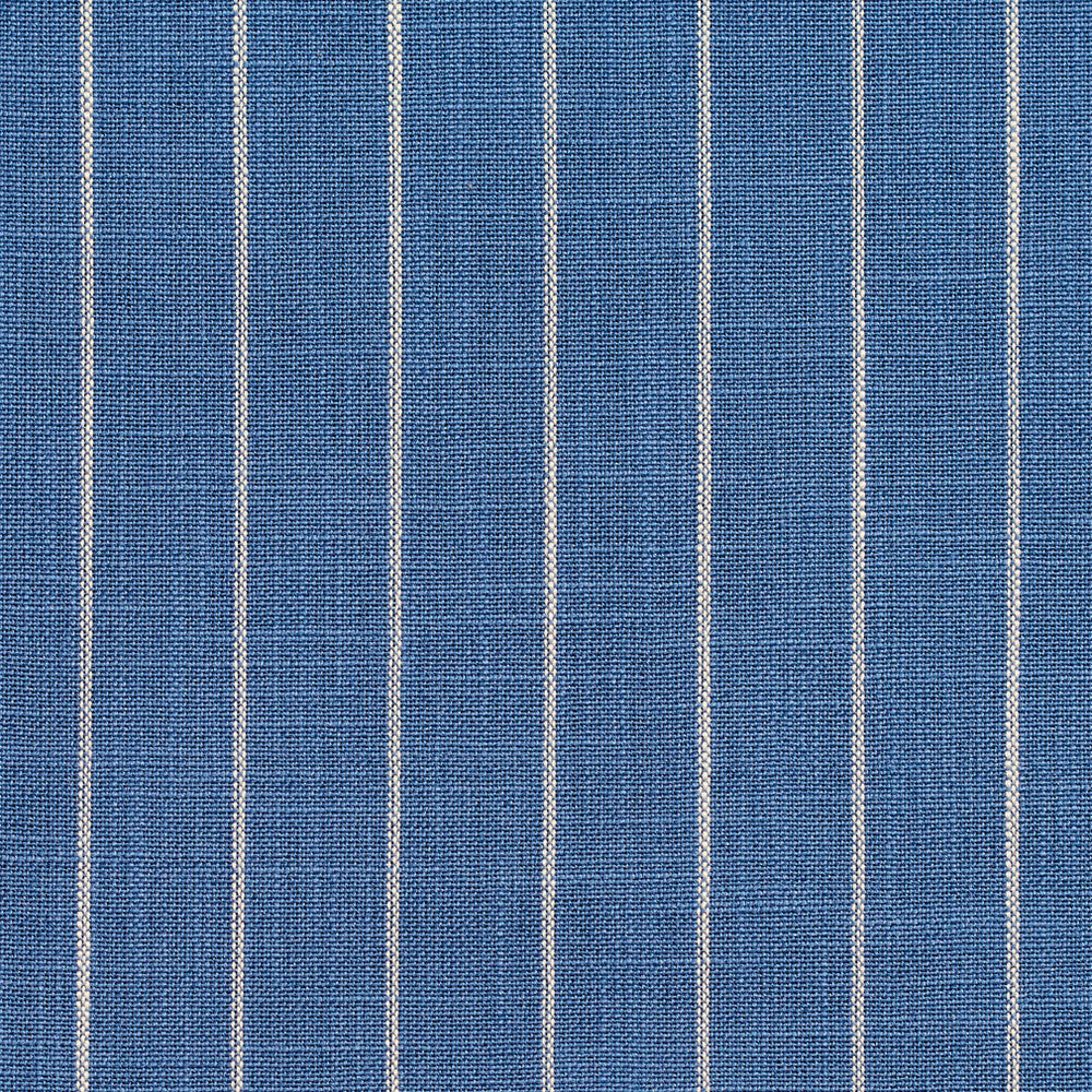 D109 Wedgewood Pinstripe by Charlotte Designer Fabric Clubhouse Collection 100% Woven Polyester Asia Exceeds 120,000 Wyzenbeek Rubs (Heavy Duty) Horizontal: 1" 54 Inches - Swanky Fabrics -