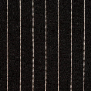 D110 Onyx Pinstripe by Charlotte Fabric