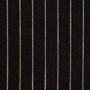 D110 Onyx Pinstripe by Charlotte Fabric