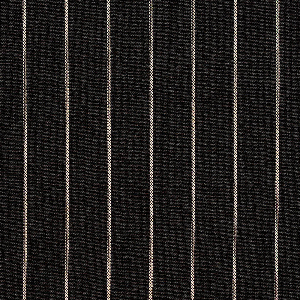 D110 Onyx Pinstripe by Charlotte Fabric Clubhouse Collection 100% Woven Polyester Asia Exceeds 120,000 Wyzenbeek Rubs (Heavy Duty) Horizontal: 1" 54 Inches - Fabric Carolina -