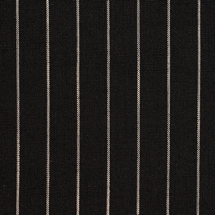 D110 Onyx Pinstripe by Charlotte Fabric Clubhouse Collection 100% Woven Polyester Asia Exceeds 120,000 Wyzenbeek Rubs (Heavy Duty) Horizontal: 1" 54 Inches - Fabric Carolina -