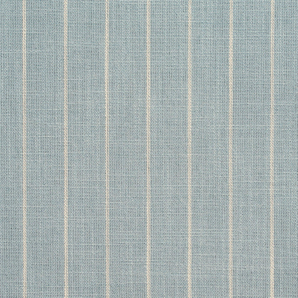 D111 Cornflower Pinstripe by Charlotte Fabric Clubhouse Collection 100% Woven Polyester Asia Exceeds 120,000 Wyzenbeek Rubs (Heavy Duty) Horizontal: 1" 54 Inches - Fabric Carolina -