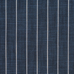 D113 Indigo Pinstripe by Charlotte Fabric