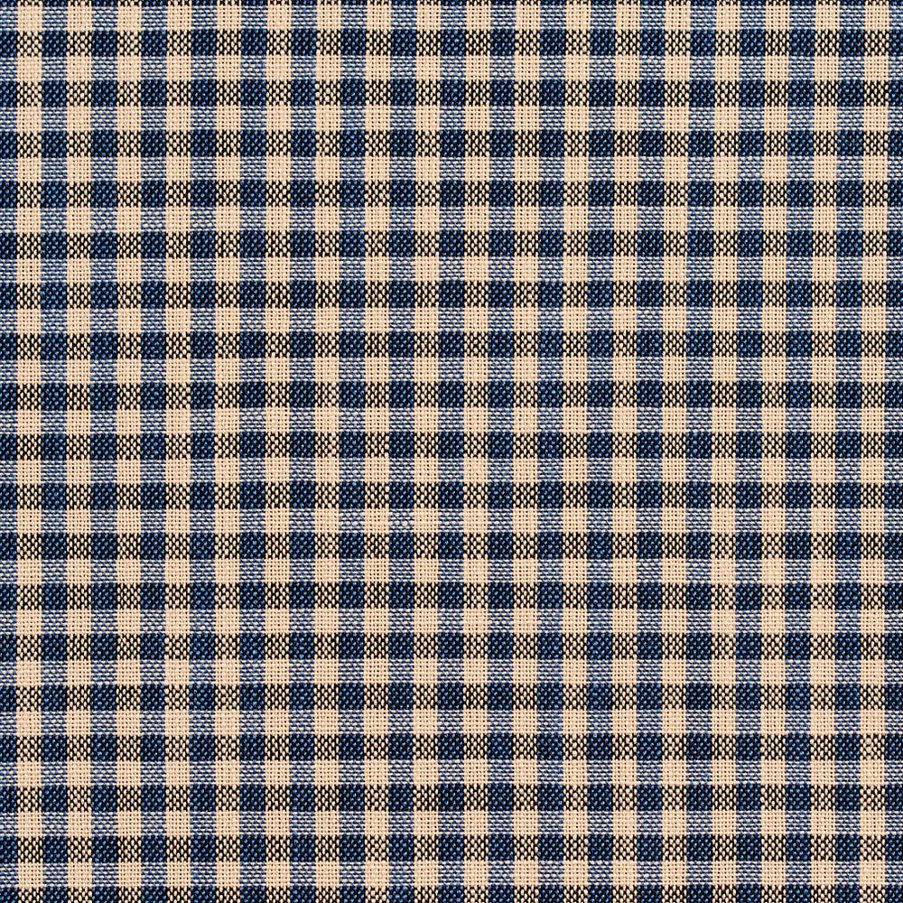 D120 Indigo Gingham by Charlotte Fabric Clubhouse Collection 100% Woven Polyester Asia Exceeds 120,000 Wyzenbeek Rubs (Heavy Duty) Horizontal: .5" x Vertical: .5" 54 Inches - Fabric Carolina -