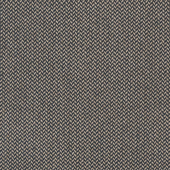 D1219 Indigo Herringbone by Charlotte Fabric Mid Century Textures 100% Woven Polyester China Exceeds 100,000 Wyzenbeek Rubs (Heavy Duty) No Repeat 54 Inches - Fabric Carolina -