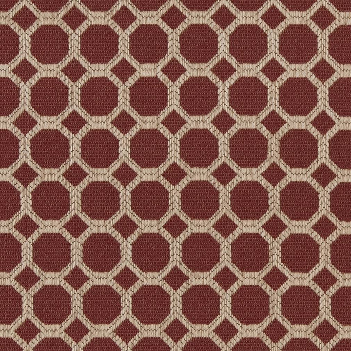 D1226 Burgundy Honeycomb by Charlotte Fabric Mid Century Textures 100% Woven Polyester China Exceeds 100,000 Wyzenbeek Rubs (Heavy Duty) Horizontal 1.75" x Vertical 1.75" 54 Inches - Fabric Carolina -