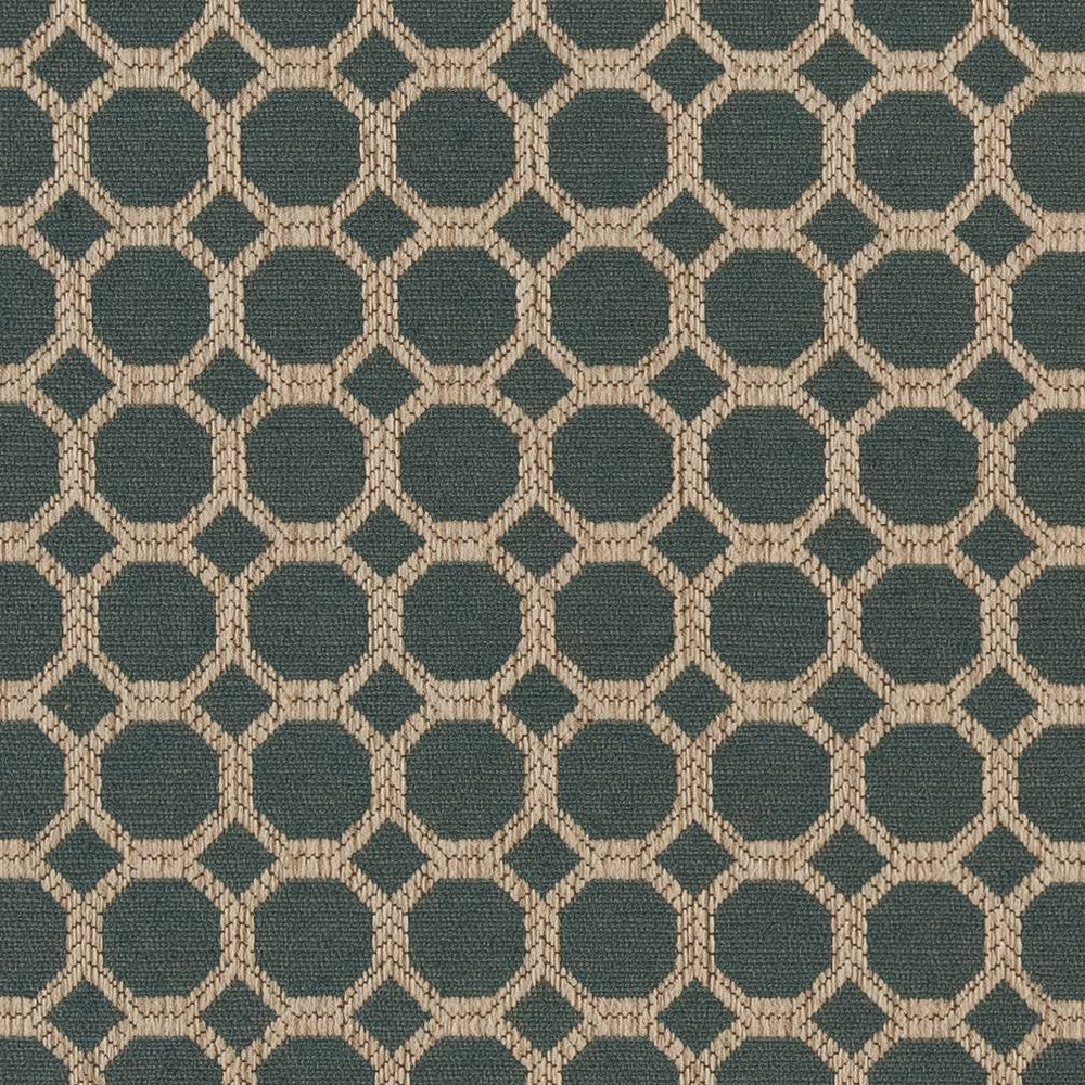 D1228 Jade Honeycomb by Charlotte Fabric Mid Century Textures 100% Woven Polyester China Exceeds 100,000 Wyzenbeek Rubs (Heavy Duty) Horizontal 1.75" x Vertical 1.75" 54 Inches - Fabric Carolina -
