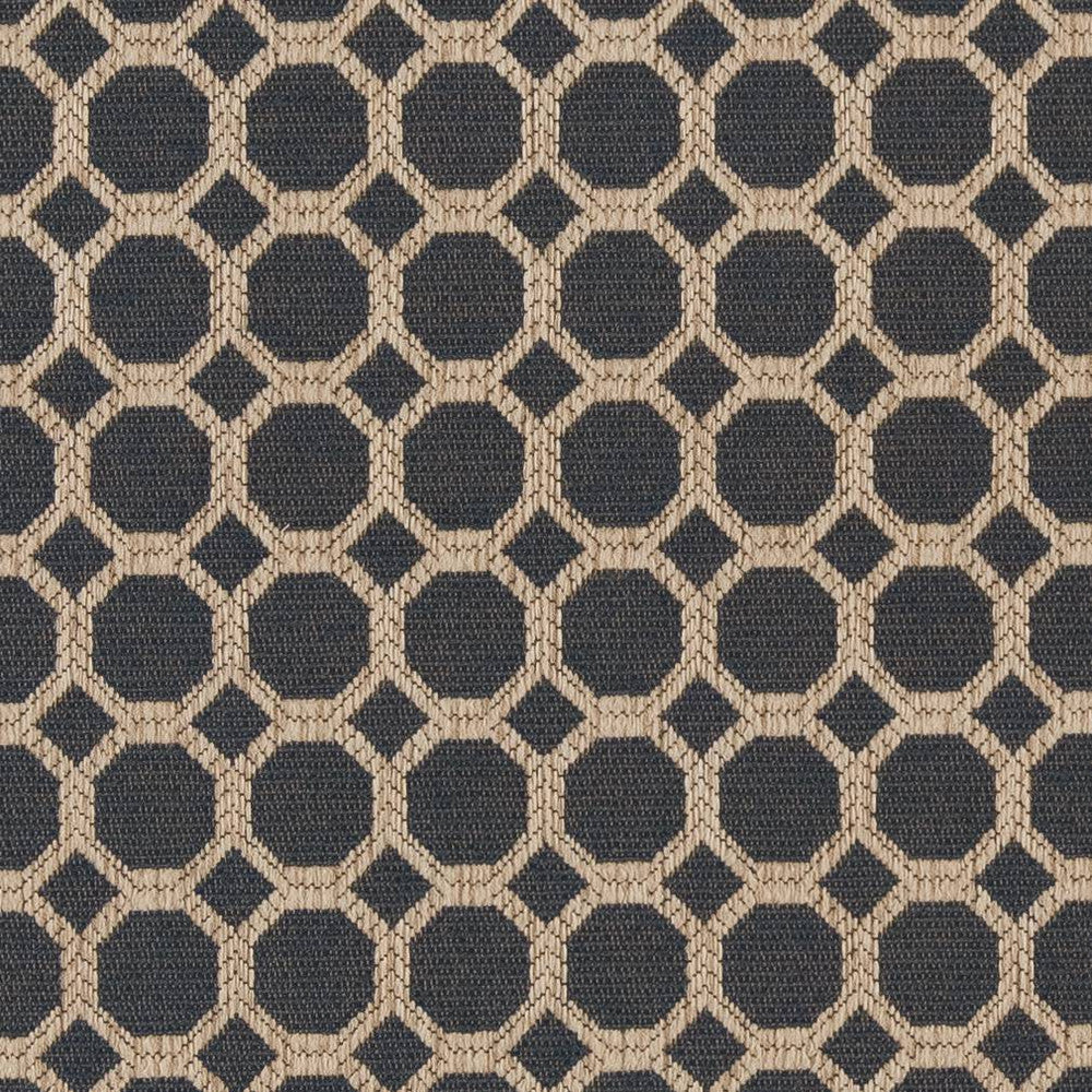 D1230 Indigo Honeycomb by Charlotte Fabric Mid Century Textures 100% Woven Polyester China Exceeds 100,000 Wyzenbeek Rubs (Heavy Duty) Horizontal 1.75" x Vertical 1.75" 54 Inches - Fabric Carolina -