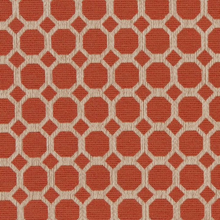 D1231 Spice Honeycomb by Charlotte Designer Fabric Mid Century Textures 100% Woven Polyester China Exceeds 100,000 Wyzenbeek Rubs (Heavy Duty) Horizontal 1.75" x Vertical 1.75" 54 Inches - Swanky Fabrics -