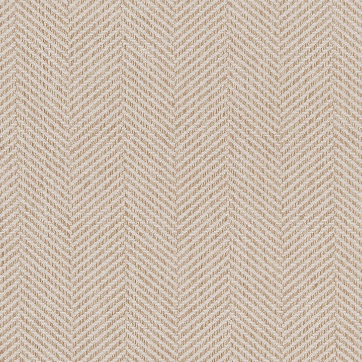 D1234 Cream Chevron by Charlotte Designer Fabric Mid Century Textures 100% Woven Polyester China Exceeds 100,000 Wyzenbeek Rubs (Heavy Duty) Horizontal 2.75" 54 Inches - Swanky Fabrics -