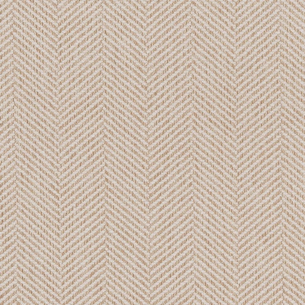 D1234 Cream Chevron by Charlotte Designer Fabric Mid Century Textures 100% Woven Polyester China Exceeds 100,000 Wyzenbeek Rubs (Heavy Duty) Horizontal 2.75" 54 Inches - Swanky Fabrics -