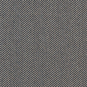 D1237 Indigo Chevron by Charlotte Fabric