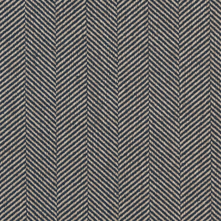 D1237 Indigo Chevron by Charlotte Designer Fabric Mid Century Textures 100% Woven Polyester Asia Exceeds 100,000 Wyzenbeek Rubs (Heavy Duty) </p><p>Repeat: Horizontal: 2.75" 54 Inches - Swanky Fabrics -