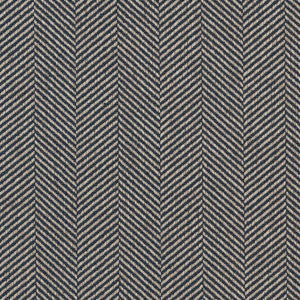 D1237 Indigo Chevron by Charlotte Fabric