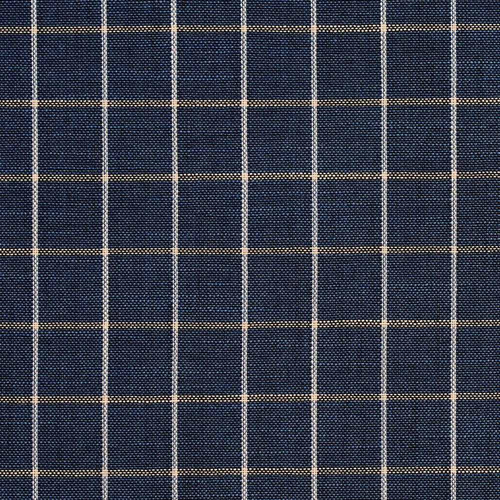 D127 Indigo Checkerboard by Charlotte Designer Fabric Clubhouse Collection 100% Woven Polyester Asia Exceeds 120,000 Wyzenbeek Rubs (Heavy Duty) </p><p>Repeat: Horizontal: 1" x Vertical: 1" 54 Inches - Swanky Fabrics -