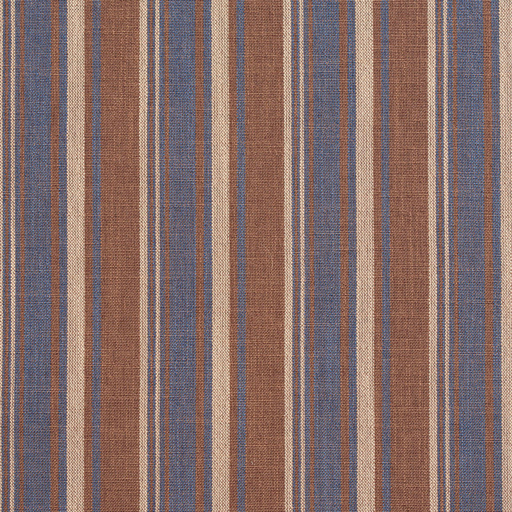 D130 Wedgewood Stripe by Charlotte Designer Fabric Clubhouse Collection 100% Woven Polyester Asia Exceeds 120,000 Wyzenbeek Rubs (Heavy Duty) Horizontal: 3.75" 54 Inches - Swanky Fabrics -