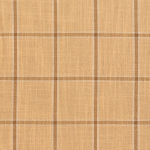 D135 Wheat Windowpane by Charlotte Fabric