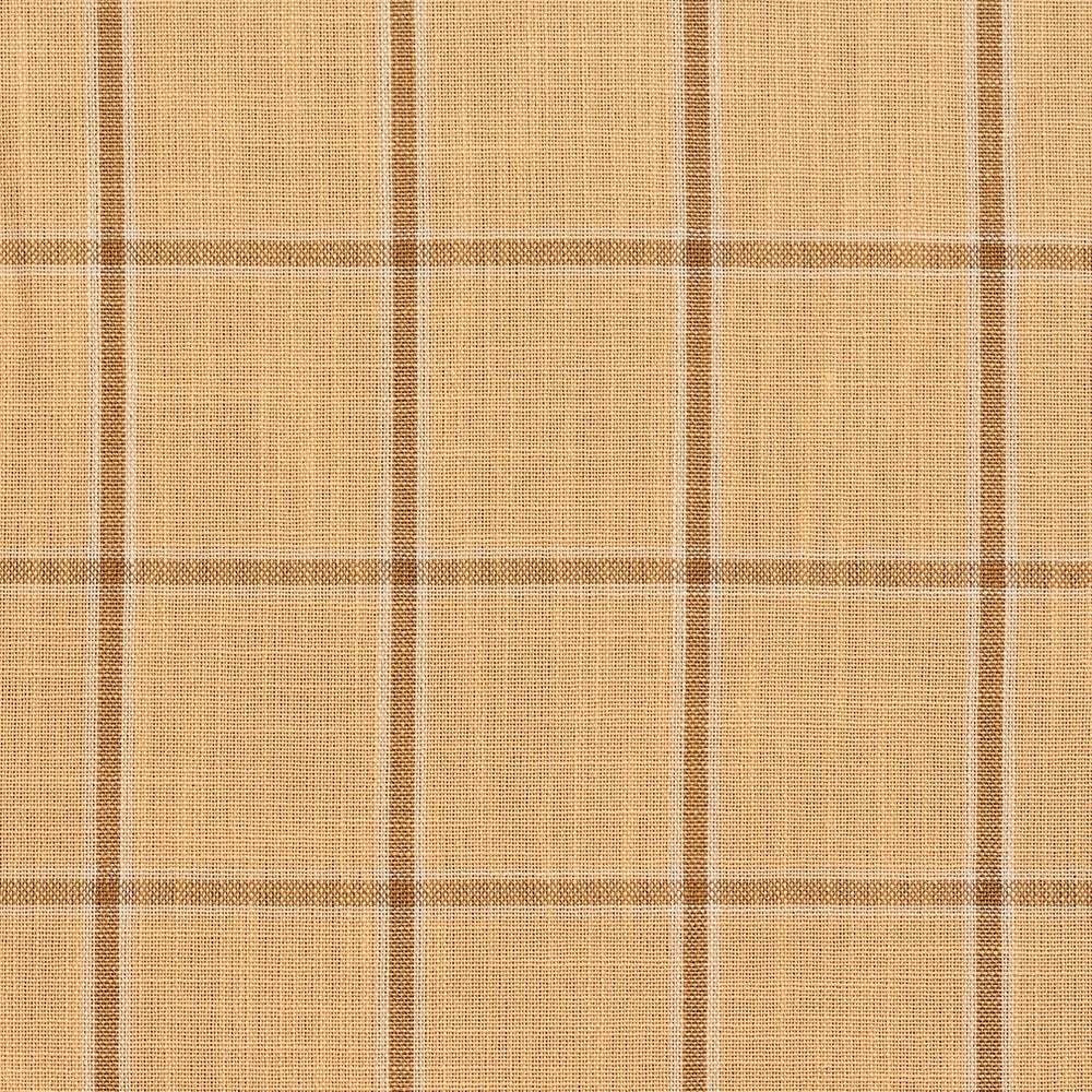 D135 Wheat Windowpane by Charlotte Designer Fabric Clubhouse Collection 100% Woven Polyester Asia Exceeds 120,000 Wyzenbeek Rubs (Heavy Duty) Horizontal: 2.75" x Vertical: 2.75" 54 Inches - Swanky Fabrics -