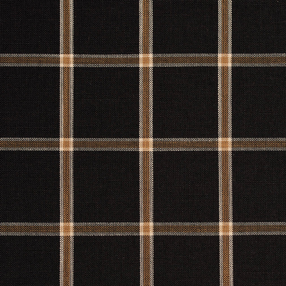 D138 Onyx Windowpane by Charlotte Fabric Clubhouse Collection 100% Woven Polyester Asia Exceeds 120,000 Wyzenbeek Rubs (Heavy Duty) Horizontal: 2.75" x Vertical: 2.75" 54 Inches - Fabric Carolina -