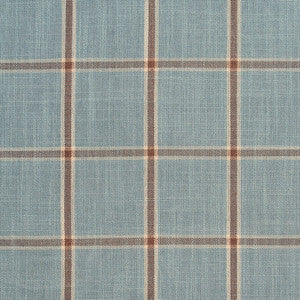 D139 Cornflower Windowpane by Charlotte Fabric