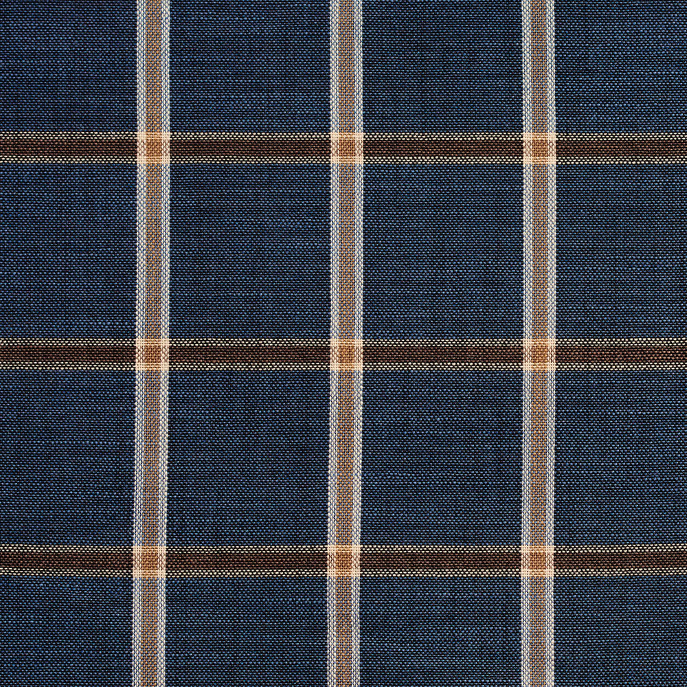 D141 Indigo Windowpane by Charlotte Fabric Clubhouse Collection 100% Woven Polyester Asia Exceeds 120,000 Wyzenbeek Rubs (Heavy Duty) </p><p>Repeat: Horizontal: 2.75" x Vertical: 2.75" 54 Inches - Fabric Carolina -