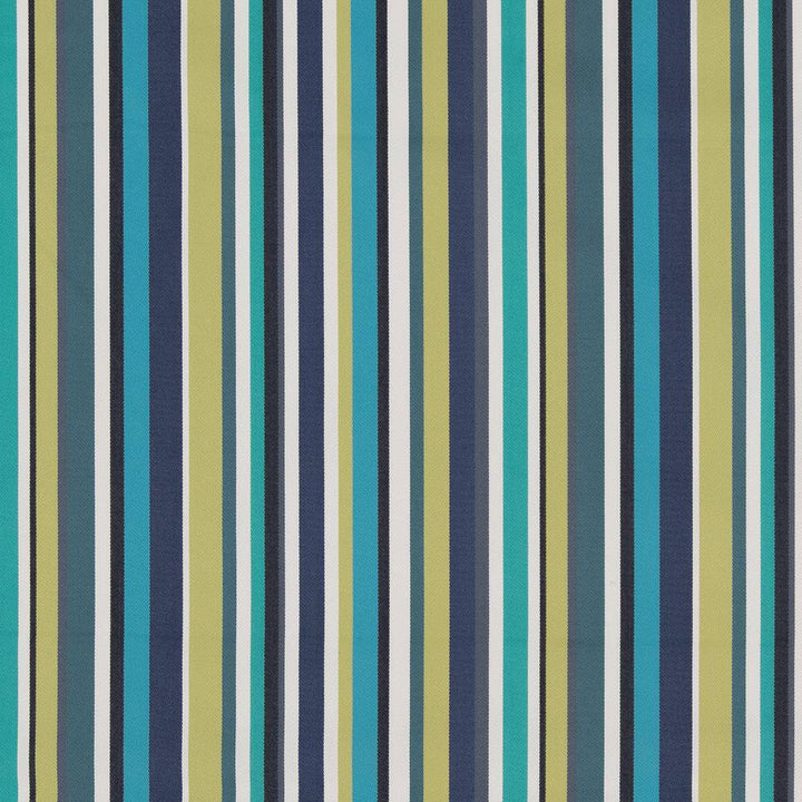 D1424 Mirage Stripe by Charlotte Designer Fabric Vibrant Wovens 100% Woven Polypropylene Europe Exceeds 100,000 Wyzenbeek Rubs (Heavy Duty) Vertical 9.5" 54 Inches - Swanky Fabrics -