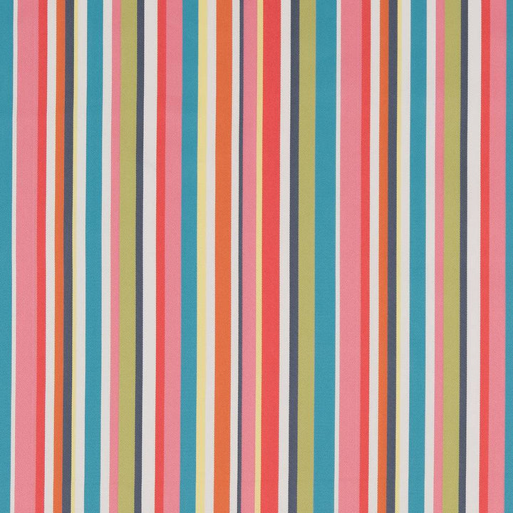 D1425 Festival Stripe by Charlotte Designer Fabric Vibrant Wovens 100% Woven Polypropylene Europe Exceeds 100,000 Wyzenbeek Rubs (Heavy Duty) Vertical 9.5" 54 Inches - Swanky Fabrics -