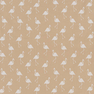 D1437 Ecru Flamingo by Charlotte Fabric