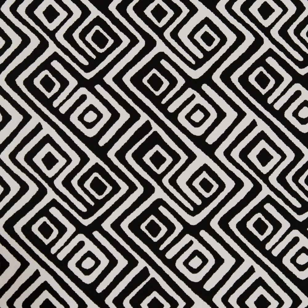 D1441 Onyx Labyrinth by Charlotte Designer Fabric Vibrant Wovens 100% Woven Polypropylene Europe Exceeds 100,000 Wyzenbeek Rubs (Heavy Duty) Horizontal 14" x Vertical 9.5" 54 Inches - Swanky Fabrics -