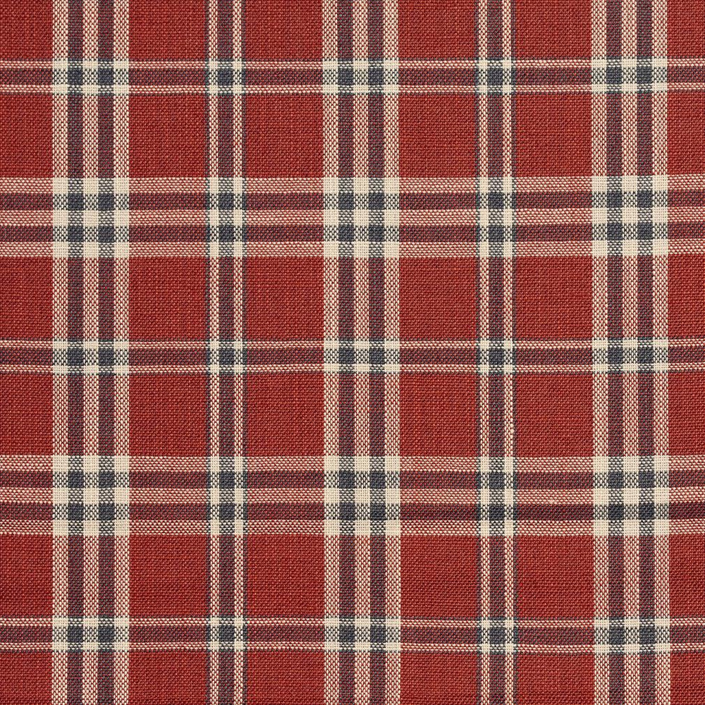 D150 Brick Tartan by Charlotte Designer Fabric Clubhouse Collection 100% Woven Polyester Asia Exceeds 120,000 Wyzenbeek Rubs (Heavy Duty) Horizontal: 3.75" x Vertical: 3.75" 54 Inches - Swanky Fabrics -