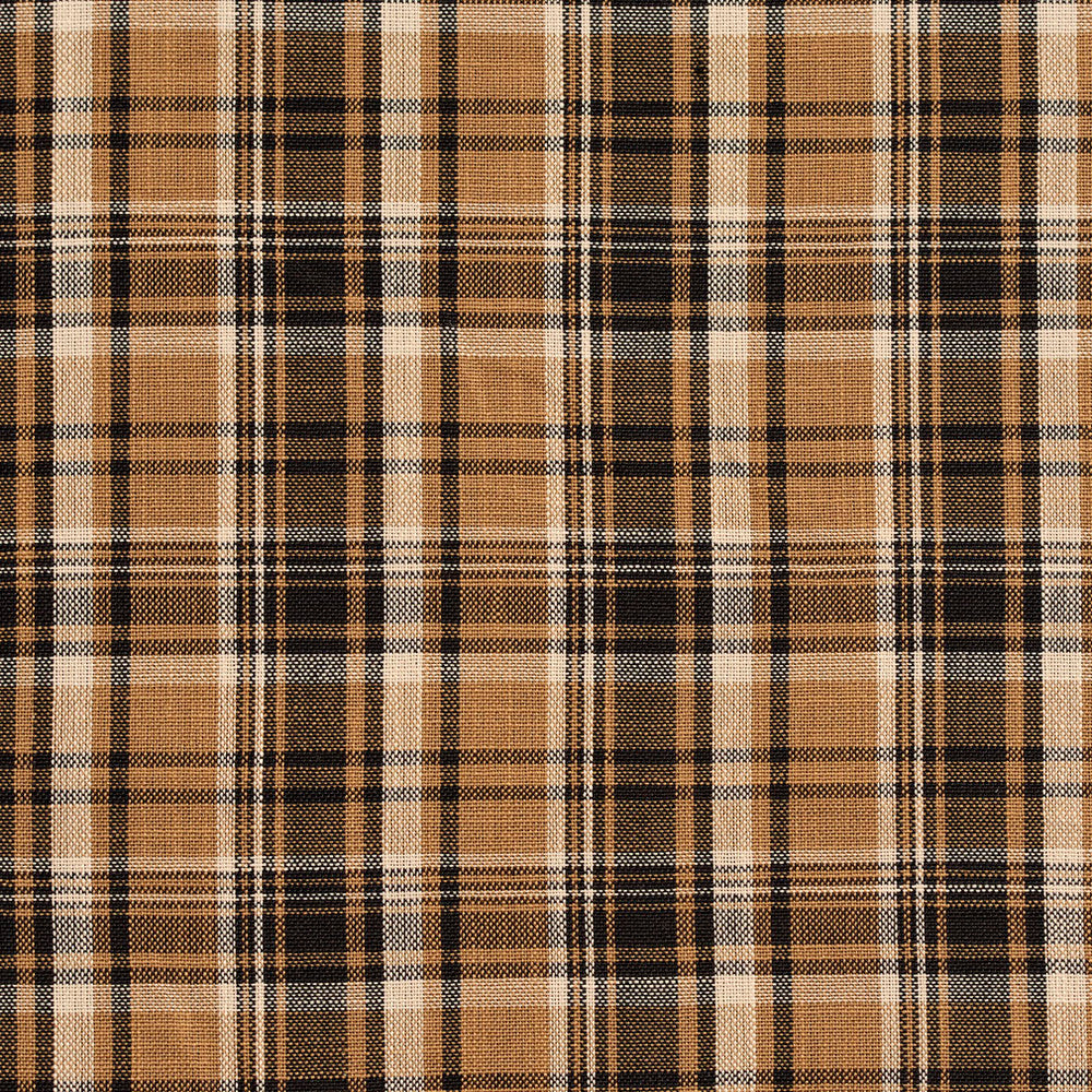 D152 Onyx Tartan by Charlotte Designer Fabric Clubhouse Collection 100% Woven Polyester Asia Exceeds 120,000 Wyzenbeek Rubs (Heavy Duty) Horizontal: 3.75" x Vertical: 3.75" 54 Inches - Swanky Fabrics -