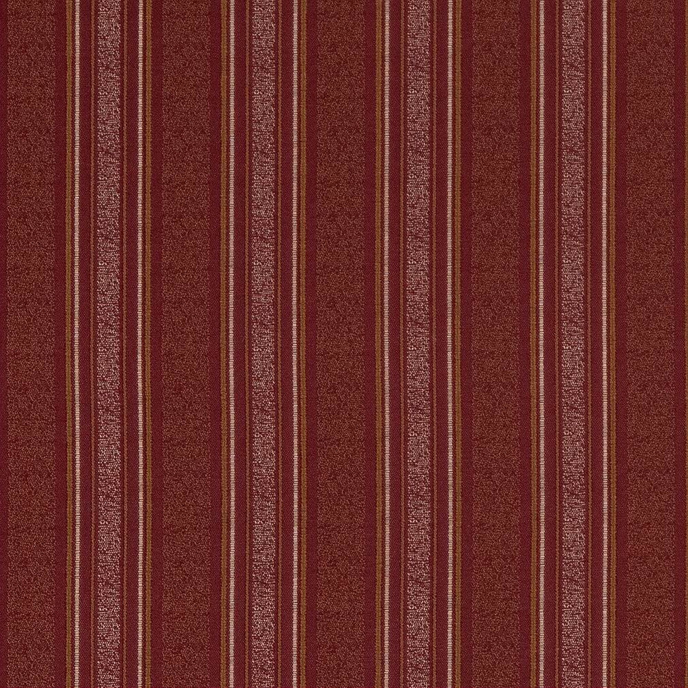 D1539 Merlot Stripe by Charlotte Fabric Elegant Damasks 100% Woven Polyester Turkey Exceeds 50,000 Wyzenbeek Rubs (Heavy Duty) Horizontal 2.25" 54 Inches - Fabric Carolina -