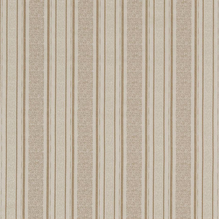D1540 Champagne Stripe by Charlotte Designer Fabric Elegant Damasks 100% Woven Polyester Turkey Exceeds 50,000 Wyzenbeek Rubs (Heavy Duty) Horizontal 2.25" 54 Inches - Swanky Fabrics -