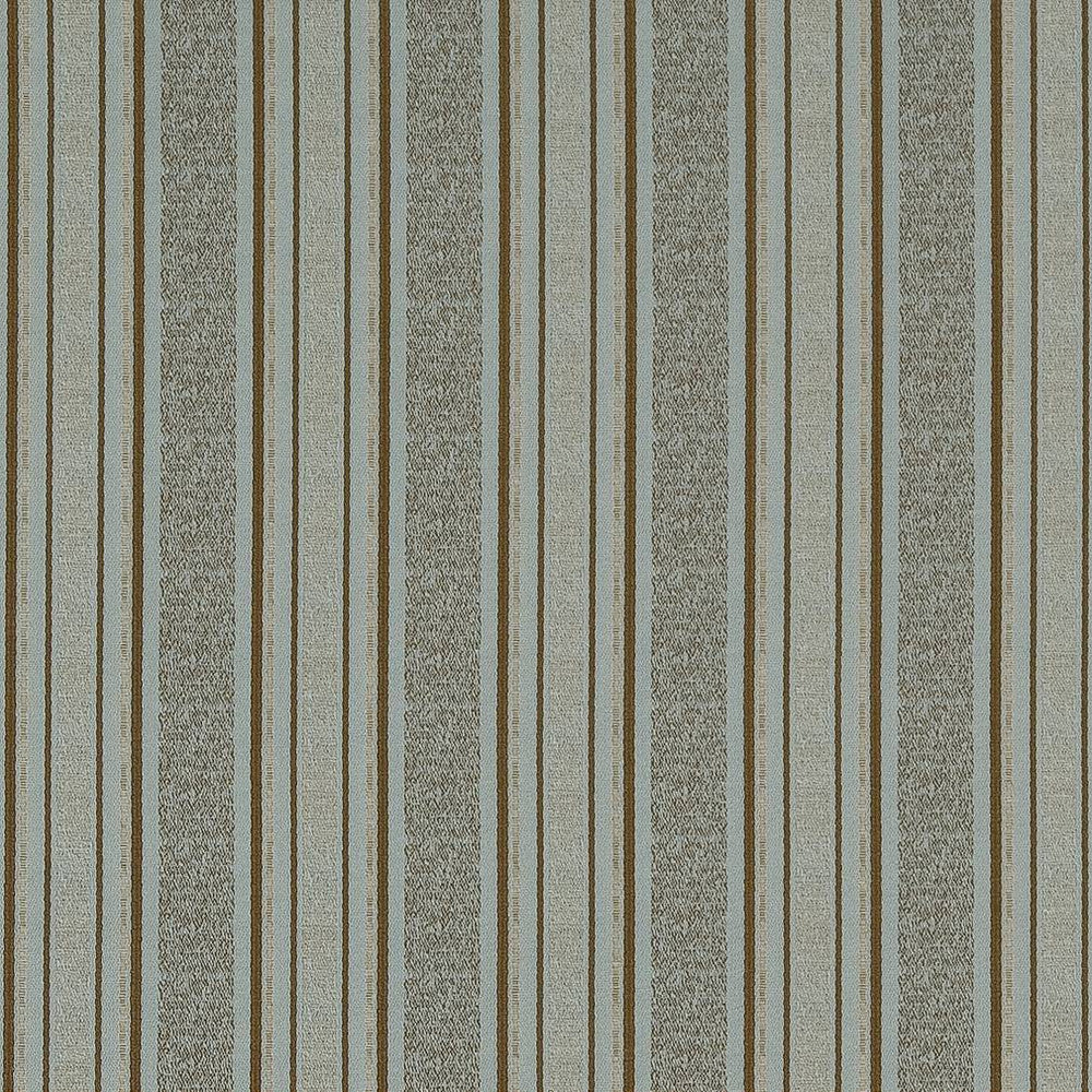 D1541 Seaglass Stripe by Charlotte Designer Fabric Elegant Damasks 100% Woven Polyester Turkey Exceeds 50,000 Wyzenbeek Rubs (Heavy Duty) Horizontal 2.25" 54 Inches - Swanky Fabrics -