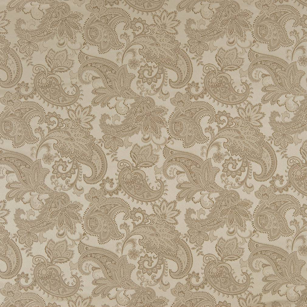 D1556 Champagne Paisley by Charlotte Fabric Elegant Damasks 100% Woven Polyester Turkey Exceeds 50,000 Wyzenbeek Rubs (Heavy Duty) </p><p>Repeat: Horizontal: 14" x Vertical: 15" 54 Inches - Fabric Carolina -