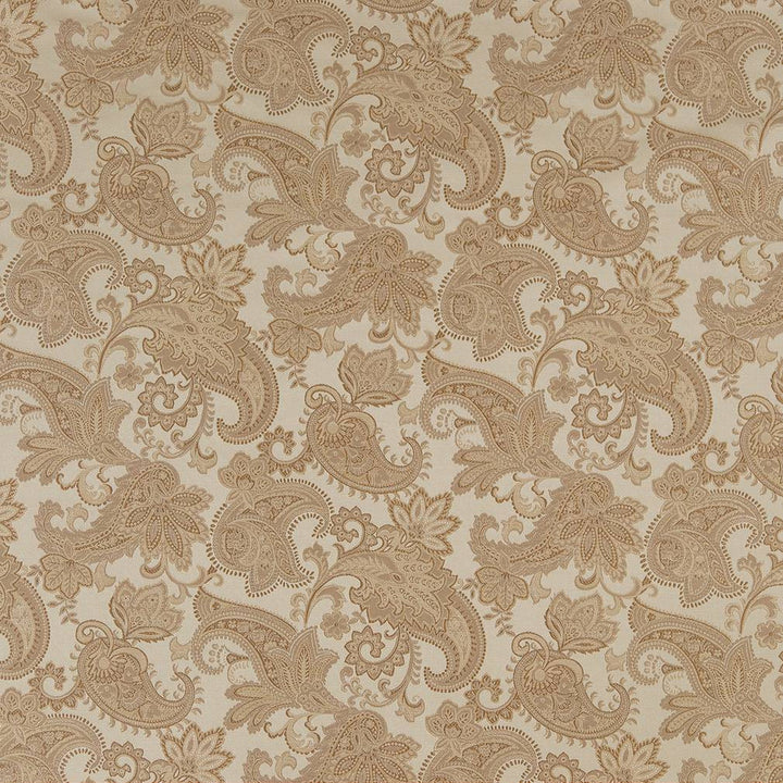 D1559 Parchment Paisley by Charlotte Fabric Elegant Damasks 100% Woven Polyester Turkey Exceeds 50,000 Wyzenbeek Rubs (Heavy Duty) Horizontal 14" x Vertical 15" 54 Inches - Fabric Carolina -