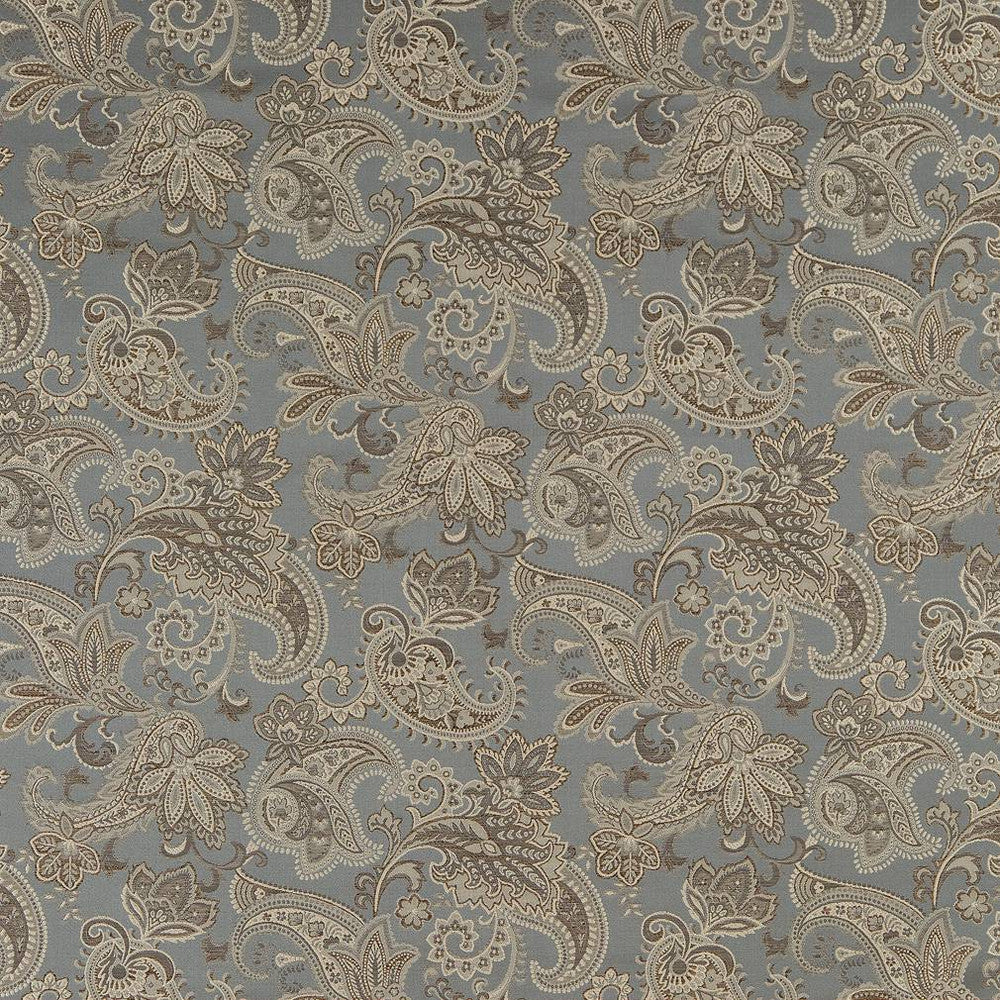 D1560 Wedgewood Paisley by Charlotte Fabric Elegant Damasks 100% Woven Polyester Turkey Exceeds 50,000 Wyzenbeek Rubs (Heavy Duty) </p><p>Repeat: Horizontal: 14" x Vertical: 15" 54 Inches - Fabric Carolina -