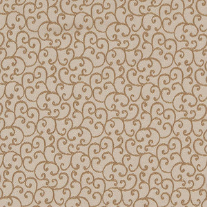 D1567 Parchment Vine by Charlotte Fabric