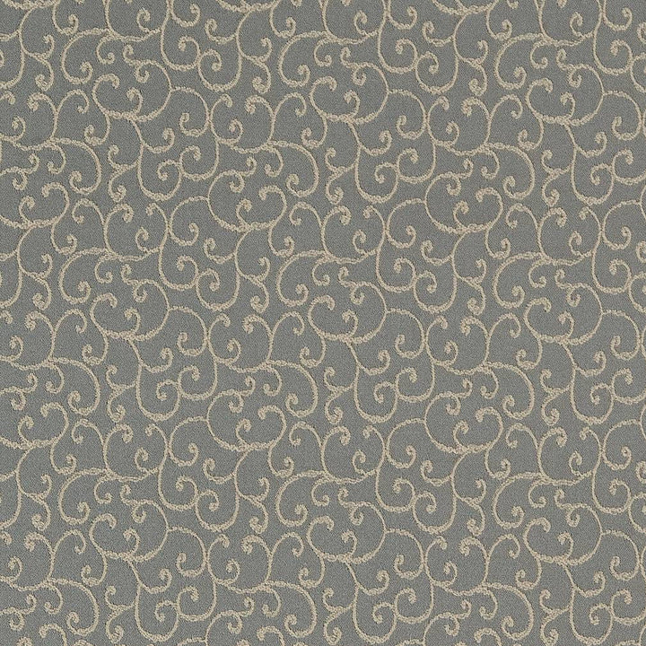 D1568 Wedgewood Vine by Charlotte Designer Fabric Elegant Damasks 100% Woven Polyester Turkey Exceeds 50,000 Wyzenbeek Rubs (Heavy Duty) Horizontal 3.25" x Vertical 3.25" 54 Inches - Swanky Fabrics -