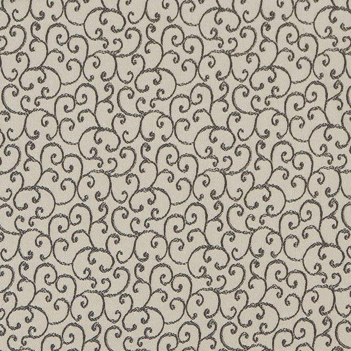 D1569 Platinum Vine by Charlotte Designer Fabric Elegant Damasks 100% Woven Polyester Turkey Exceeds 50,000 Wyzenbeek Rubs (Heavy Duty) Horizontal 3.25" x Vertical 3.25" 54 Inches - Swanky Fabrics -