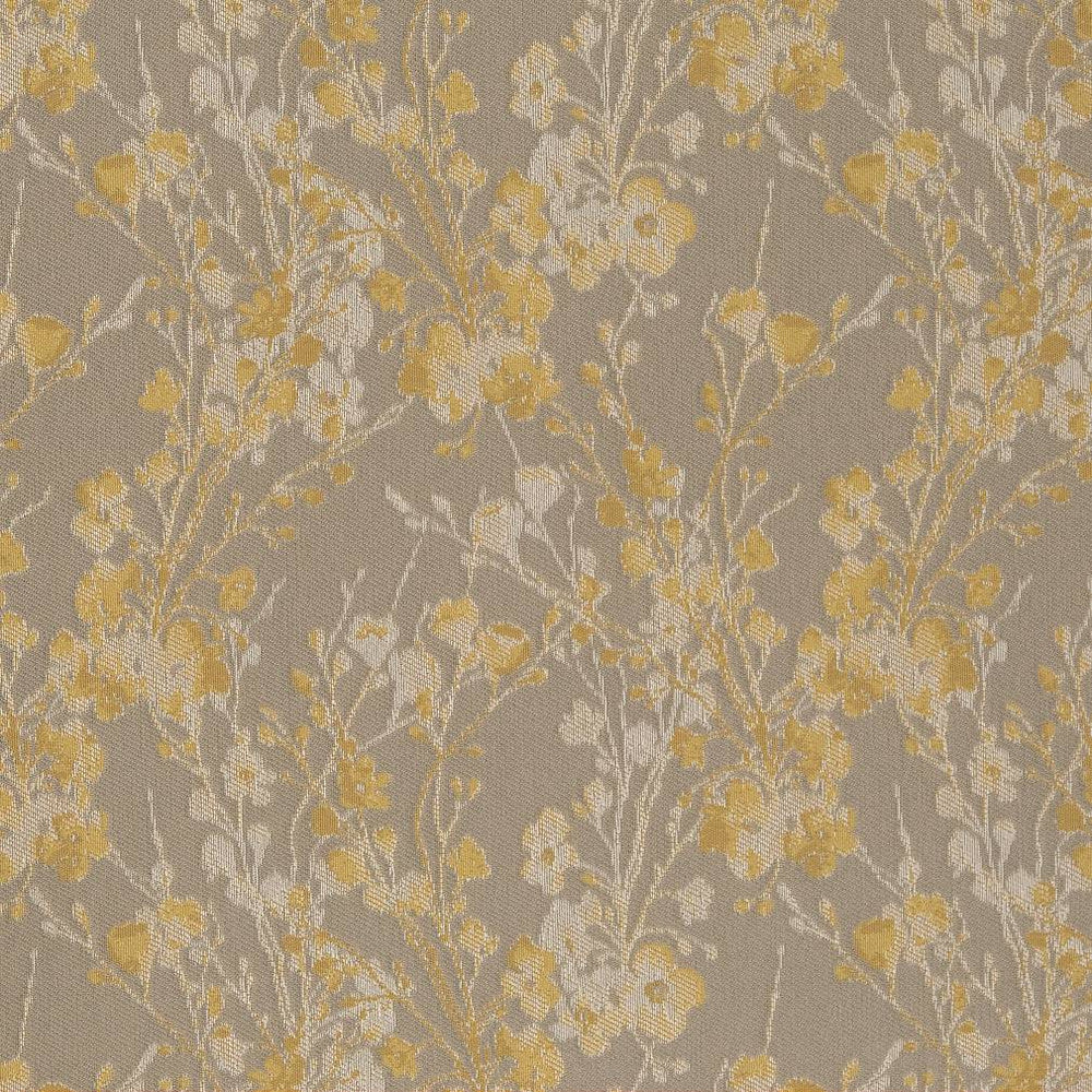 D1643 Goldenrod by Charlotte Fabric Eco Patterns 100% Woven Polypropylene Made In USA Exceeds 60,000 Wyzenbeek Rubs (Heavy Duty) Horizontal 13.5" x Vertical 13.5" 54 Inches - Fabric Carolina -