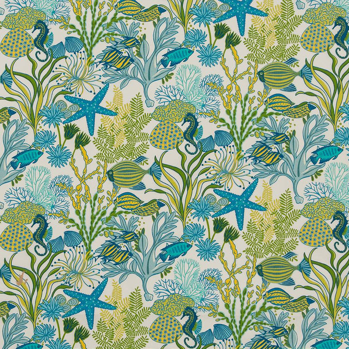 D1662 Atlantis by Charlotte Fabric All Seasons V 100% Acrylic Indonesia Exceeds 60,000 Wyzenbeek Rubs (Heavy Duty) Horizontal: 26.5" x Vertical 18" 54 Inches - Fabric Carolina -