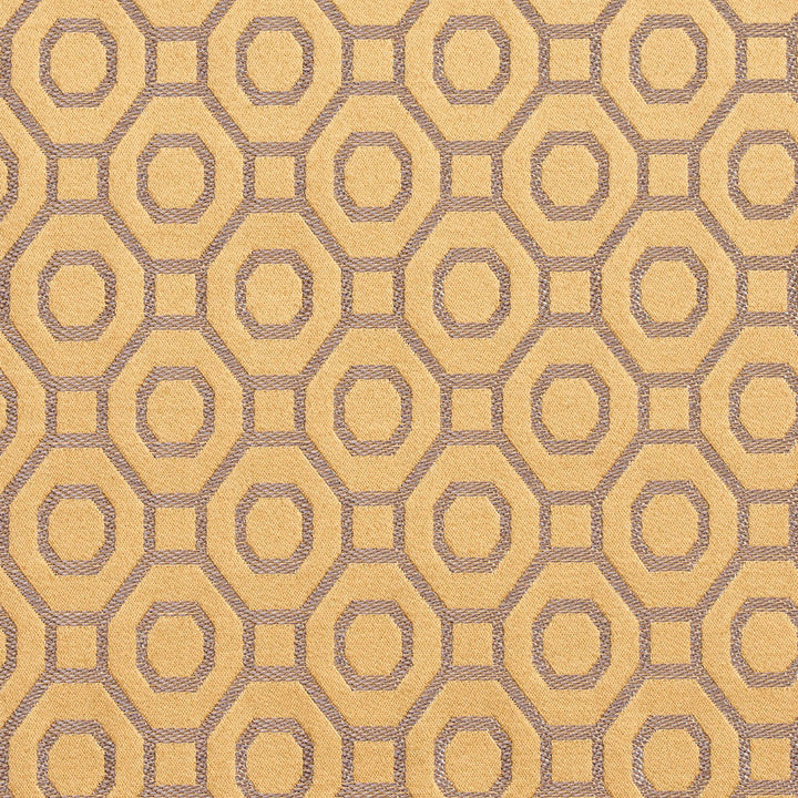 D166 Gold by Charlotte Designer Fabric Sateens 100% Woven Polyester Asia Exceeds 100,000 Wyzenbeek Rubs (Heavy Duty) Horizontal: 2" x Vertical: 2.25" 54 Inches - Swanky Fabrics -