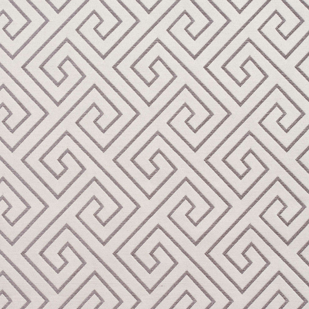 D170 Moonstone Greek Key by Charlotte Designer Fabric Sateens 100% Woven Polyester Asia Exceeds 100,000 Wyzenbeek Rubs (Heavy Duty) </p><p>Repeat: Horizontal: 3.5" x Vertical: 3.5" 54 Inches - Swanky Fabrics -