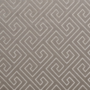 D173 Platinum Greek Key by Charlotte Fabric